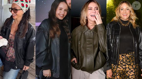 Jaqueta de couro no inverno: como usar? 8 vezes que Larissa Manoela, Sabrina Sato, Paolla Oliveira e + famosas apostaram na peça