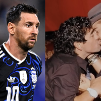Nem Messi, nem Álvarez: há 21 anos, o craque argentino de 1986 contra a Inglaterra protagonizou um 'beijo gay' com o ator ex de Demi Moore e Britney. 'Nunca vou esquecer aquele momento'