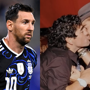 Nem Messi, nem Álvarez: há 21 anos, o craque argentino de 1986 contra a Inglaterra protagonizou um 'beijo gay' com o ator ex de Demi Moore e Britney. 'Nunca vou esquecer aquele momento'