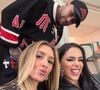 Bruna Biancardi esteve ao lado do marido Neymar e da amiga Raiza Sardinha na disputa entre o Los Angeles Chargers e o Kansas City Chiefs