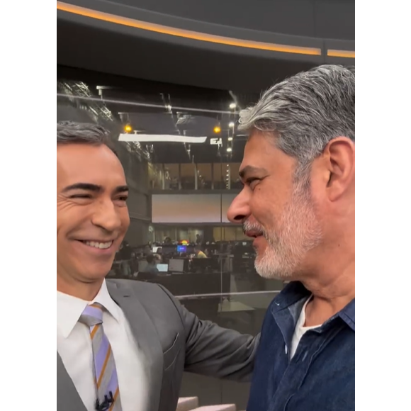 Bonner revela que faltam apenas 18 dias para seu último Jornal Nacional e celebra chegada de Tralli