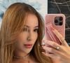 Supostamente grávida de Neymar, acompanhante provoca ao tirar biquíni de fita em vídeo e web reage: 'Por causa do Ney...'