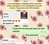 Última mensagem entre as amigas Endy e Yasmin