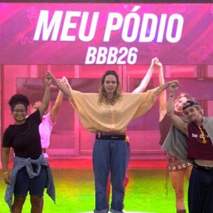 Milena em segundo lugar e Juliano Floss em terceiro: este é o pódio de Ana Paula Renault no 'BBB 26' desta segunda-feira (6)