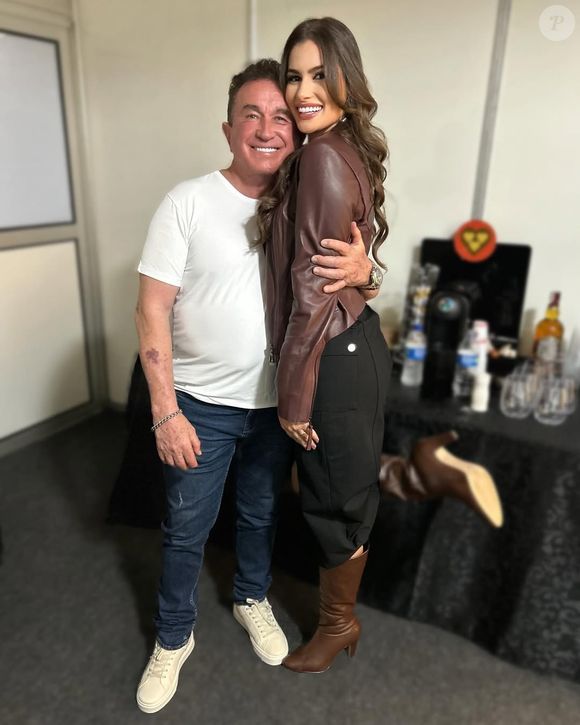 Amado Batista e Calita Franciele chocam com diferença de idade de 52 anos