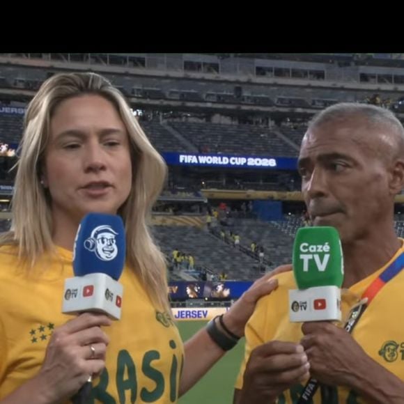 Climão na CazéTV! Romário dá resposta afiada a Fernanda Gentil após empate do Brasil na Copa 2026: 'Quem não conhece futebol...'; web se divide