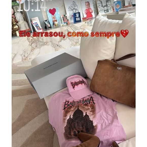 Vini Jr. presenteou Virgínia como mimos de luxo