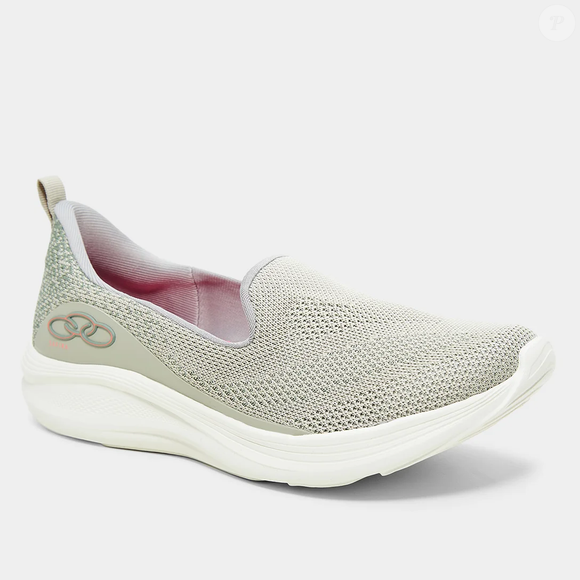 Com tecnologias Evasense e Hypersox, o Tênis Olympikus Safira aposta em amortecimento, flexibilidade e ajuste confortável para o dia a dia