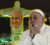 ‘Pensei que tinha virado camiseta da saudade’: projeção no Cristo Redentor em homenagem ao Papa Francisco assusta a web