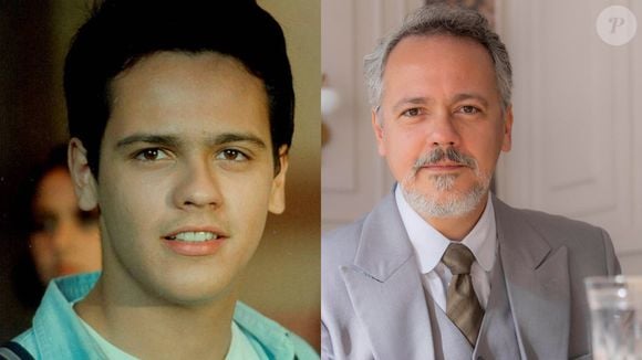 Antes e depois de Danton Mello: o ator hoje está com 49 anos; ele pode ser visto em 'Garota do Momento'.