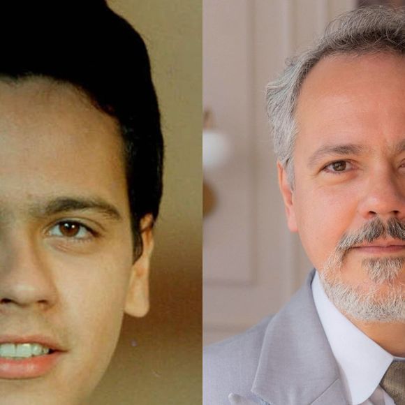 Antes e depois de Danton Mello: o ator hoje está com 49 anos; ele pode ser visto em 'Garota do Momento'.