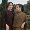 Vestido de festa de casamento na cor marrom: Claudia Raia e a filha, Sophia, combinam looks para festa em família; fotos!