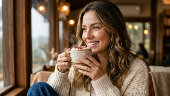 Nem preto, nem bege: os novos tênis da Converse na cor 'chocolate quente de creme de avelã' que as garotas baixinhas vão adorar, porque ficam ótimos com calças jeans largas e adicionam alguns centímetros