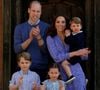 Casamento de Kate Middleton e Príncipe William com três frutos: Principe George, Princesa Charlotte e Principe Louis