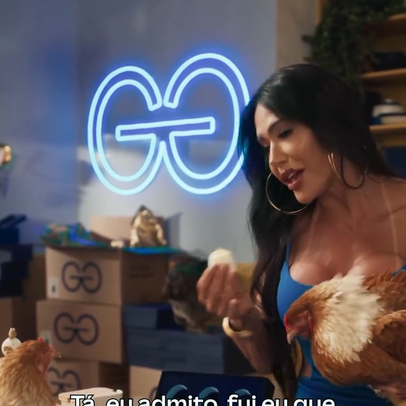 Gracyanne Barbosa recebeu elogios no Instagram pela criatividade da 'publi'