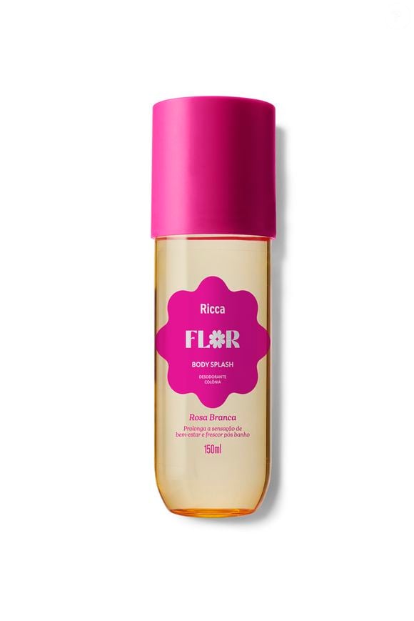 Para quem gosta da sensação de banho tomado, o Body Splash Ricca Flor Rosa Branca traz uma fragrância floral leve e refrescante, inspirada na suavidade da rosa branca. De acordo com a descrição do produto, a fórmula foi desenvolvida para prolongar essa sensação agradável ao longo do dia