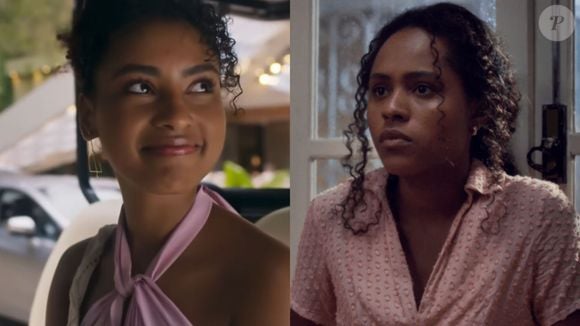 Viola (Gabz) e Beatriz )Duda Santos têm ideias parecidas: elas fingem a própria morte em suas novelas