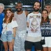 'Três Graças' no samba! Mell Muzzillo, Miguel Falabella e mais atores da novela se reúnem em ensaio da Beija-Flor para o carnaval 2026