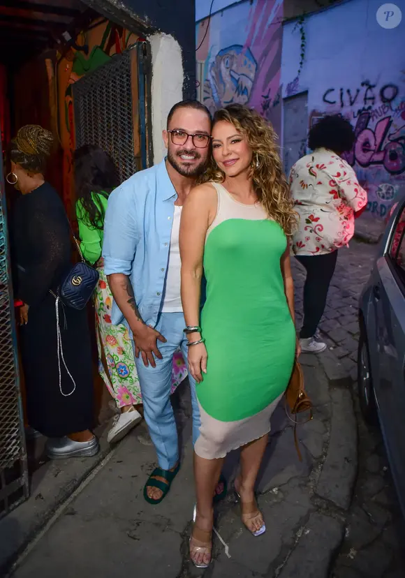 Paolla Oliveira, irmã de Humberto Carrão na novela ‘Vale Tudo’, também prestigiou aniversário