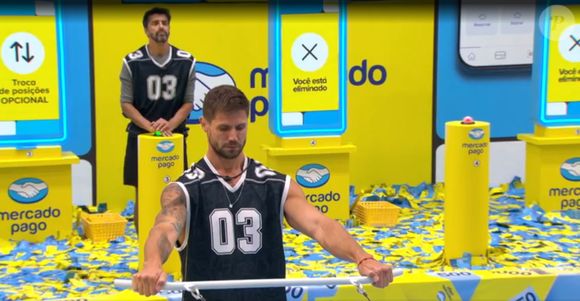 Prova do Líder do BBB 26 de ontem/hoje, 5/6 de março de 2026 foi vencida por Alberto Cowboy e Jonas Sulzbach após quase 15 horas