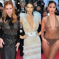 Cannes proíbe nudez: Marina Ruy Barbosa, Kendall Jenner e mais famosas com seios à mostra e looks ousados no festival