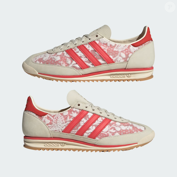 A parceria entre Adidas e Liberty London dá vida a um tênis com acabamento rendado, biqueira em concha e proposta que une conforto, estilo e inspiração vintage