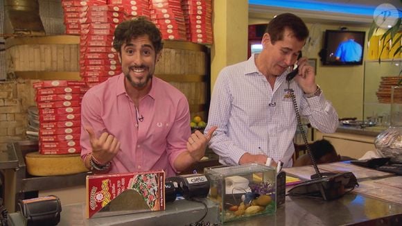 Marcos Mion, em 2014, estreou o quadro ‘Legendários na sua casa’. Uma pessoa pedia uma pizza e era surpreendida com a equipe do programa em sua casa