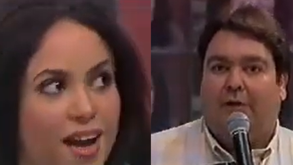 Há 29 anos, Shakira cantou no ‘Domingão do Faustão’, mas foi 'traída' pelo microfone e o apresentador gerou um 'climão' ao perguntar sobre a família