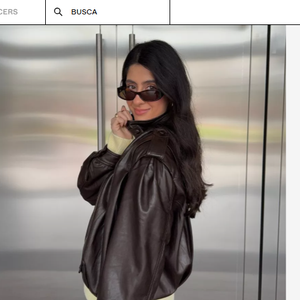 Jaqueta da Bershka de R$ 359 completa o look de Rafaella Justus