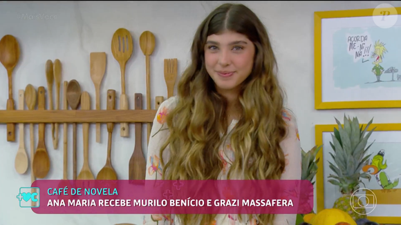 Sofia, filha de Grazi Massafera e Cauã Reymond, vem chamando atenção pela beleza aos 13 anos - exemplo foi participação rara no 'Mais Você' de maio de 2026
