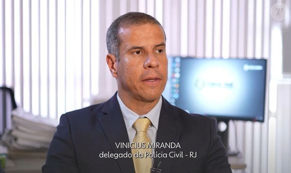 O delegado Vinícius Miranda contou ao 'Fantástico' que Gato Preto e Bia Miranda estão sendo investigados por associação a jogos de azar