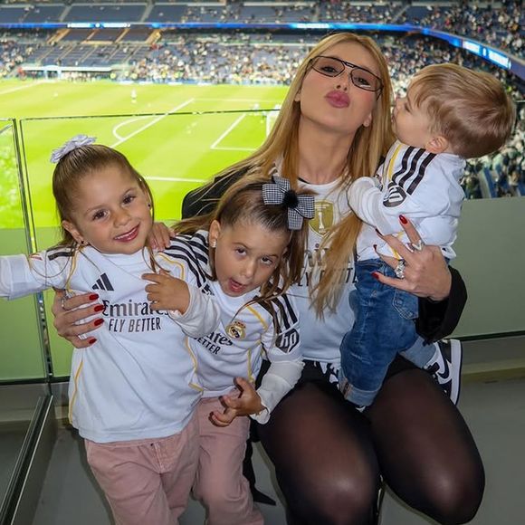 Virgínia já levou os filhos para verem Vini Jr. jogar em Madrid