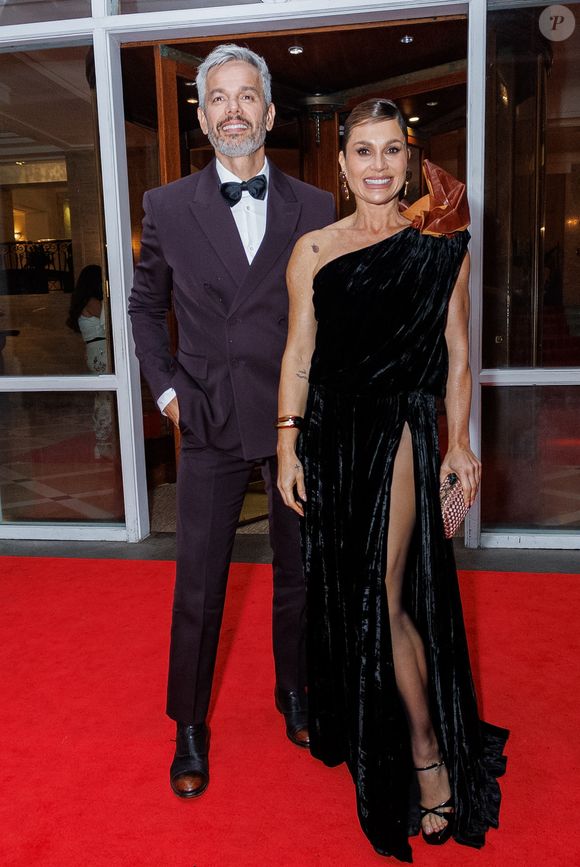 Look completo de Otaviano Costa e Flávia Alessandra para o primeiro Golden Globes Brasil