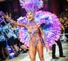 Sabrina Sato deixou grande parte do corpo à mostra ao representar uma flor no desfile do Carnaval 2026 da Gaviões da Fiel em 15 de fevereiro de 2026
