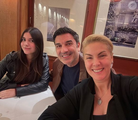 Ana Hickmann celebrou o Dia dos Pais neste domingo (10) com uma homenagem a Edu Guedes