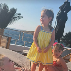 Virginia com os filhos em viagem à Itália neste sábado, 11 de julho