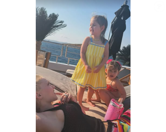 Virginia com os filhos em viagem à Itália neste sábado, 11 de julho
