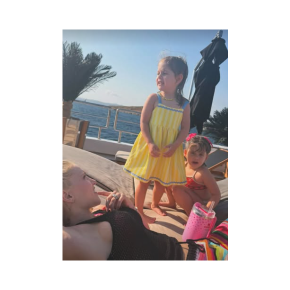 Virginia com os filhos em viagem à Itália neste sábado, 11 de julho