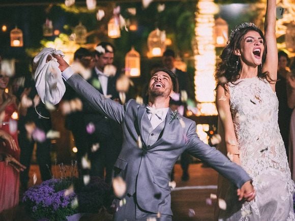 Junior Lima se casou com Monica Benini em outubro de 2014.