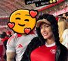 Dois meses após término com o ator pornô Cassiano França, a modelo apareceu com um suposto novo affair no Estádio Beira-Rio para assistir ao jogo do Internacional.