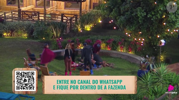 Peões de 'A Fazenda 18' se reúnem em volta da fogueira durante noite de sarau na sede do reality show da Record