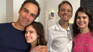 Tadeu Schmidt vai aumentar a família! Filha mais velha do apresentador do 'BBB' anuncia noivado com psicólogo após 4 anos e meio de namoro