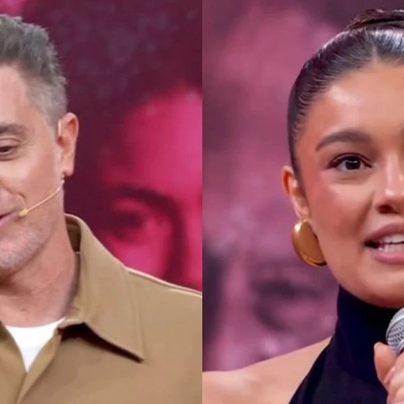 Luciano Huck contou que Sophie Charlotte deixou uma mini Santa Rita para cada um dos presentes no 'Domingão', para dar boa sorte na novela