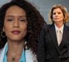 Raquel (Taís Araújo) conquista muito dinheiro, deixando Odete Roitman (Debora Bloch) irritada em 'Vale Tudo'