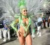 Carnaval 2025: fantasia de Fabíola de Andrade traz detalhes em LED, que dão o toque futurista do enredo