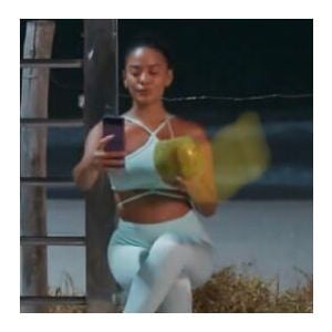 Maria de Fátima apareceu com um conjuntinho fitness da mesma cor, coincidentemente (ou não), no capítulo exibido neste sábado (26)