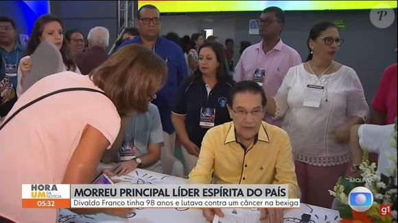 Divaldo Franco foi um dos maiores líderes espíritas do Brasil; ele morreu em 13 de maio de 2025 aos 98 anos