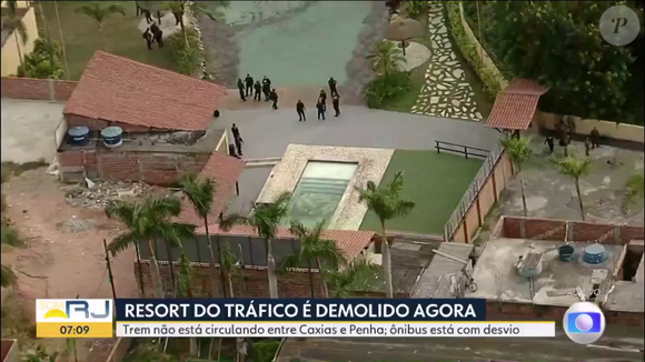 O ‘resort’ do traficante Peixão tinha piscina