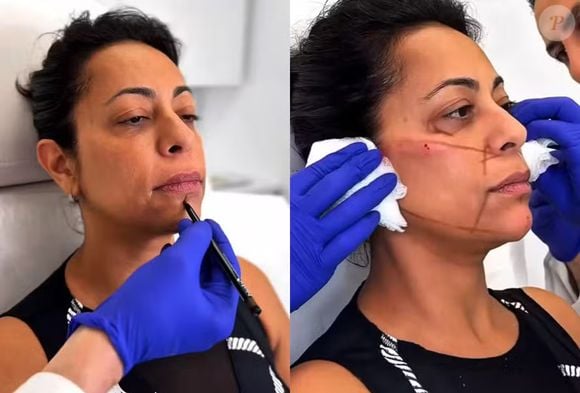 Aparência diferente de Samantha Schmütz gerou dúvidas se seria ou não a atriz, mas a identidade foi confirmada por fãs