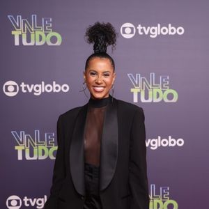 Look fashionista e penteado icônico foram destaques na produção de Ramille para a festa de 'Vale Tudo'